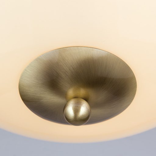 OLD LAMP klasszikus mennyezeti lámpa 3xE27, patina 50 cm sárga