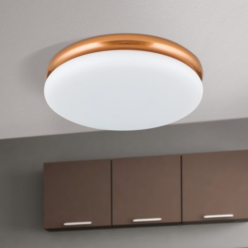 JAMES klasszikus LED mennyezeti lámpa , rose-gold, 1300lm