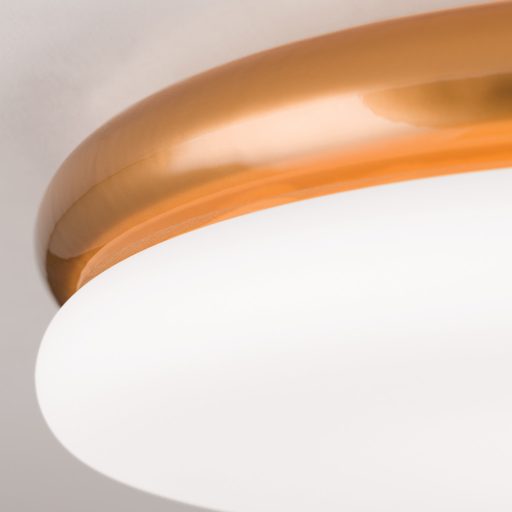JAMES klasszikus LED mennyezeti lámpa , rose-gold, 1300lm