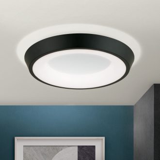 LOOK modern LED mennyezeti lámpa , fekete, 3500lm