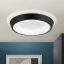 LOOK modern LED mennyezeti lámpa , fekete, 3500lm