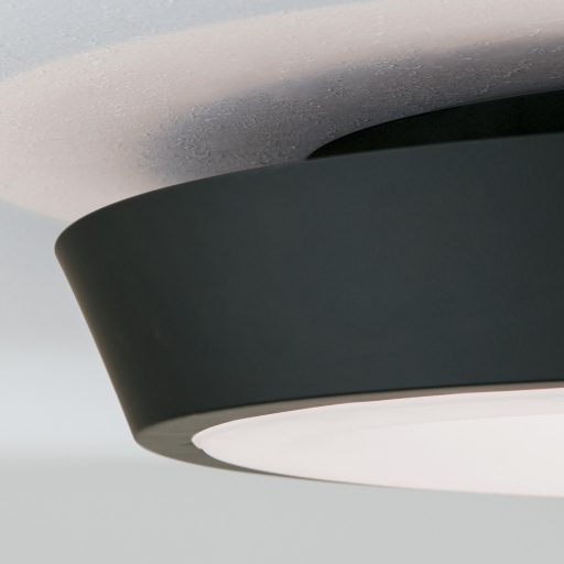 LOOK modern LED mennyezeti lámpa , fekete, 3500lm
