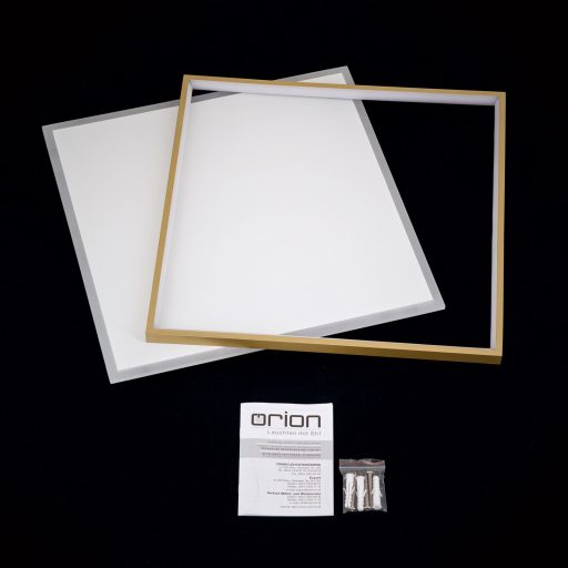 MARLENE modern LED mennyezeti lámpa , fehér, arany, 2000lm