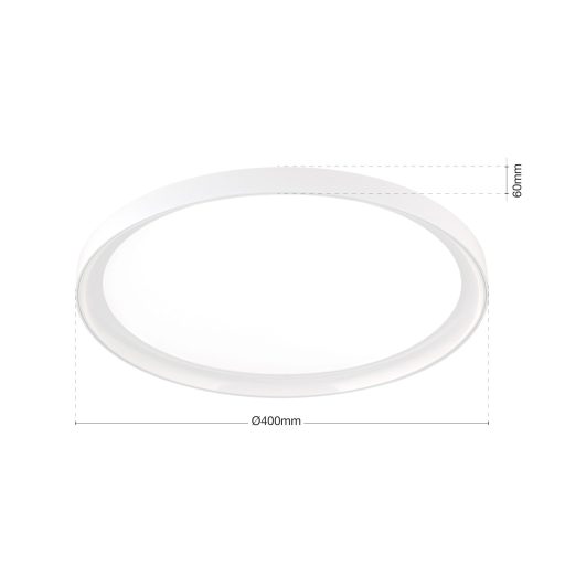 GAMMA modern CCT LED mennyezeti lámpa , fehér, 3260lm