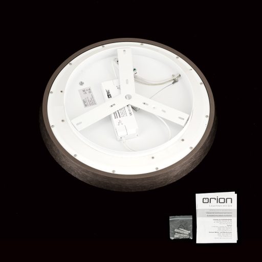 MANTA modern CCT LED mennyezeti lámpa , bronz, 2400lm