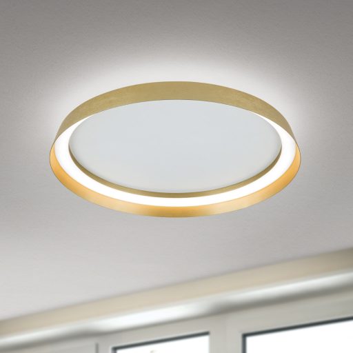 MANTA modern CCT LED mennyezeti lámpa , arany, 2400lm