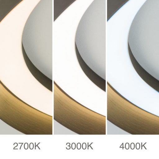 MANTA modern CCT LED mennyezeti lámpa , bronz, 2700lm