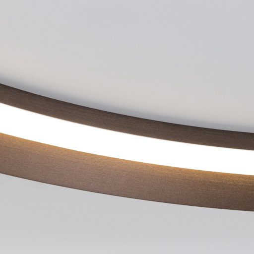 MANTA modern CCT LED mennyezeti lámpa , bronz, 2700lm