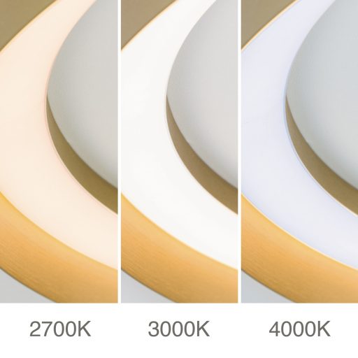 MANTA modern CCT LED mennyezeti lámpa , arany, 2700lm