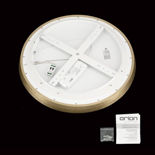 MANTA modern CCT LED mennyezeti lámpa , arany, 2700lm