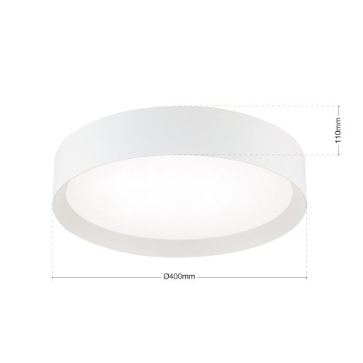 VARIO modern CCT LED mennyezeti lámpa , fehér, 2500lm
