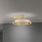 KOLK modern LED mennyezeti lámpa, matt arany, Ø40 cm, 2700–4000 K