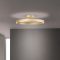 KOLK modern LED mennyezeti lámpa, matt arany, Ø60 cm, 2700–4000 K