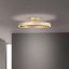 KOLK modern LED mennyezeti lámpa, matt arany, Ø60 cm, 2700–4000 K