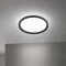 KANT modern LED mennyezeti lámpa, fekete, Ø40 cm, 2700–4000 K