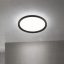 KANT modern LED mennyezeti lámpa, fekete, Ø40 cm, 2700–4000 K
