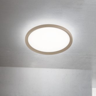   KANT modern LED mennyezeti lámpa, khaki, Ø40 cm, 2700–4000 K
