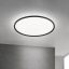 KANT modern LED mennyezeti lámpa, fekete, Ø80 cm, 2700–4000 K