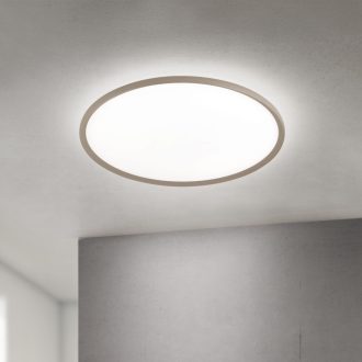   KANT modern LED mennyezeti lámpa, khaki, Ø80 cm, 2700–4000 K