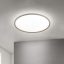 KANT modern LED mennyezeti lámpa, khaki, Ø80 cm, 2700–4000 K