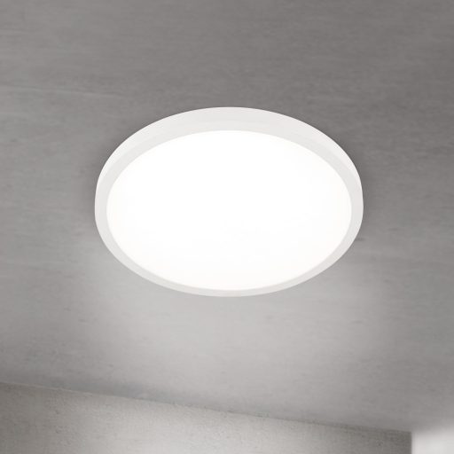 DISC modern LED panel, fehér, Ø40 cm, 2700–4000 K