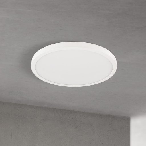 DISC modern LED panel, fehér, Ø40 cm, 2700–4000 K