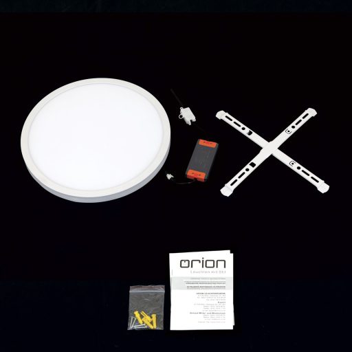 DISC modern LED panel, fehér, Ø40 cm, 2700–4000 K