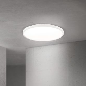 DISC modern LED panel, fehér, Ø59,5 cm, 2700–4000 K