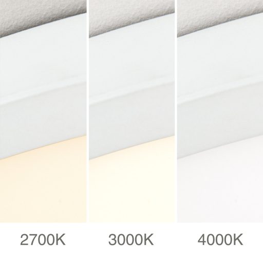 DISC modern LED panel, fehér, Ø59,5 cm, 2700–4000 K