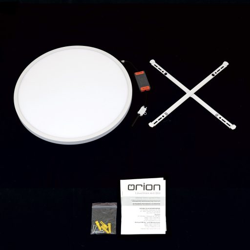 DISC modern LED panel, fehér, Ø59,5 cm, 2700–4000 K