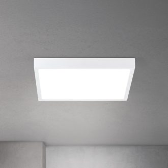 DISC modern LED panel, fehér, 39 cm, 2700–4000 K