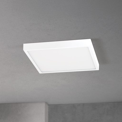 DISC modern LED panel, fehér, 39 cm, 2700–4000 K