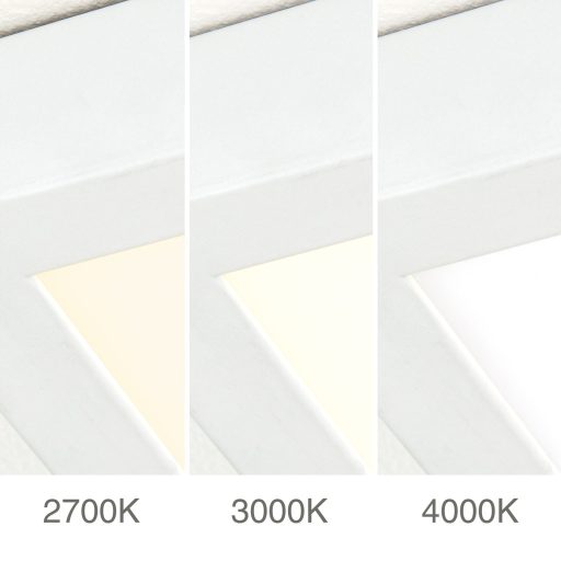 DISC modern LED panel, fehér, 39 cm, 2700–4000 K