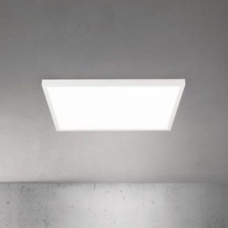 DISC modern LED panel, fehér, 59 cm, 2700–4000 K