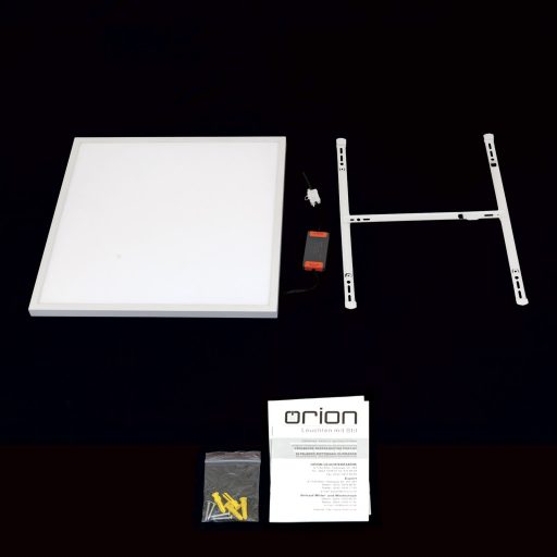DISC modern LED panel, fehér, 59 cm, 2700–4000 K