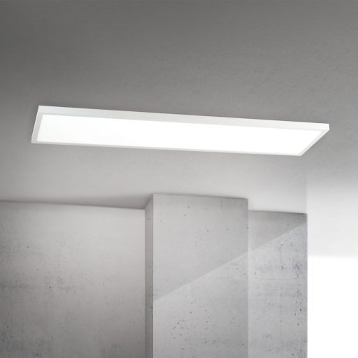 DISC modern LED panel, fehér, 115x30 cm, 2700–4000 K