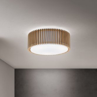TARTA modern mennyezeti lámpa, fekete, Ø40 cm