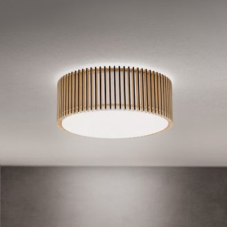 TARTA modern mennyezeti lámpa, fekete, Ø50 cm