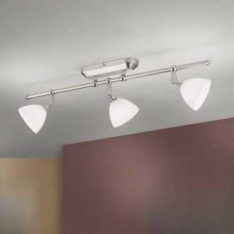 OPALDESIGN modern spotlámpa, szatén nikkel, 67 cm