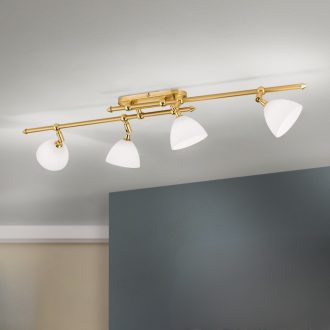 OPALDESIGN modern spotlámpa, matt arany, 87 cm