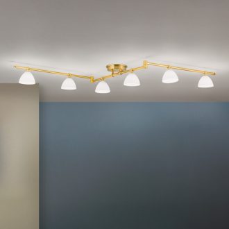 OPALDESIGN modern spotlámpa, matt arany, 180 cm