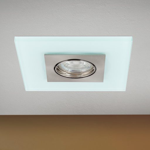 CLASA modern beépíthető spotlámpa 1xGU5,3, matt króm