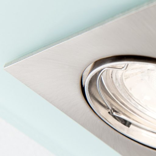 CLASA modern beépíthető spotlámpa 1xGU5,3, matt króm