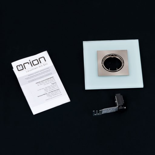 CLASA modern beépíthető spotlámpa 1xGU5,3, matt króm