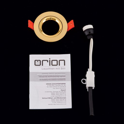 CHOICE modern beépíthető spotlámpa 1xGU10, arany