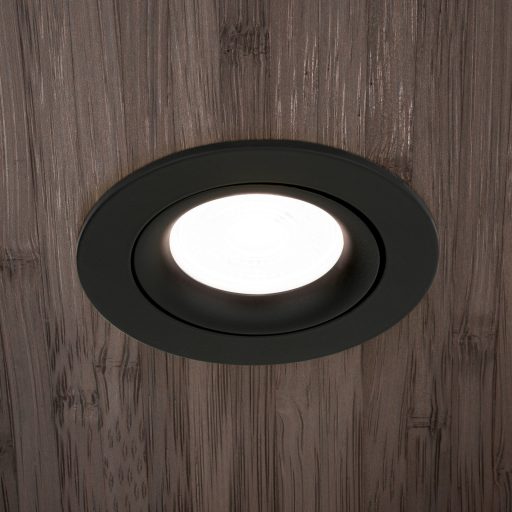CHOICE modern beépíthető spotlámpa 1xGU10, matt fekete
