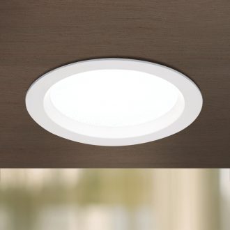   OFFICE modern LED beépíthető spotlámpa, fehér, Ø17 cm, 3000–6000 K