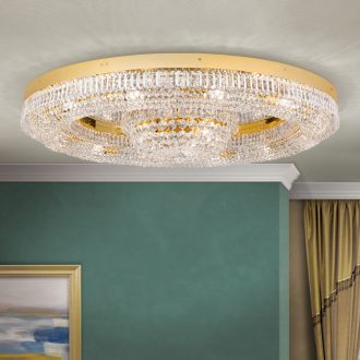   Saturn Mennyezeti lámpa 15x E27 Arany Modern kristály 120 cm