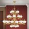 Wiener nostalgie Csillár 32x E27 Sárgaréz Klasszikus 150 cm