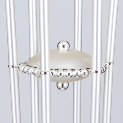 Giada Állólámpa 12x E14 Matt ezüst Modern kristály 57 cm